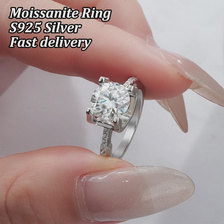 moissanite s925 silver ring