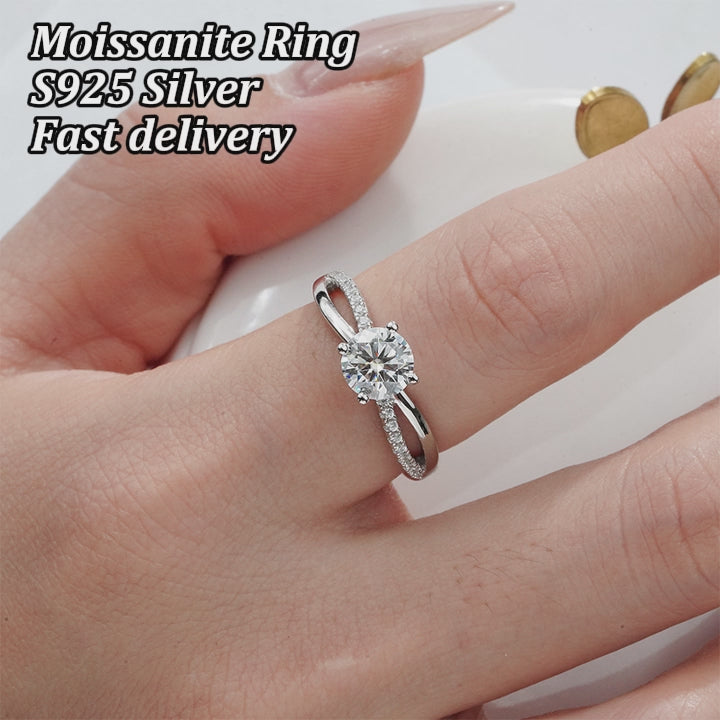 twisted sterling silver fashion rings for women