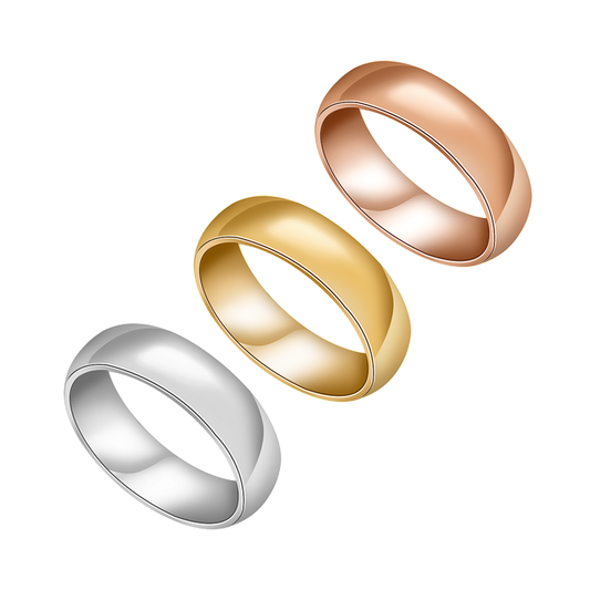 10k soild gold Simple extraordinary elite men's plain ring band